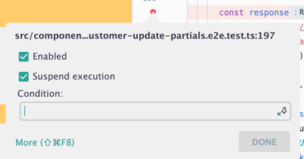 advanced breakpoint options
