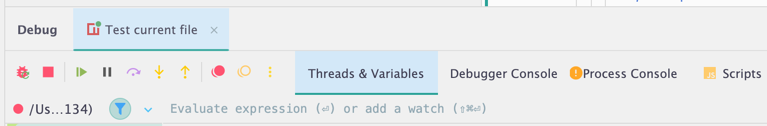 evaluate expression or add watch button