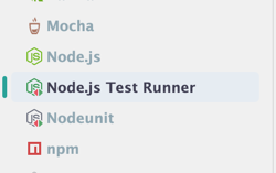 nodejs test runner